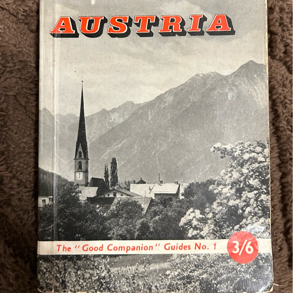Vintage Austria Travel Guide Book